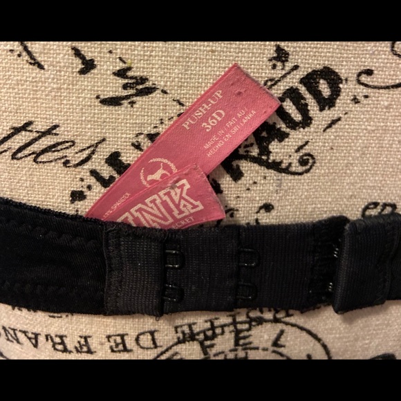 Victoria’s Secret Pink Push Up Bra 36D - Picture 3 of 6